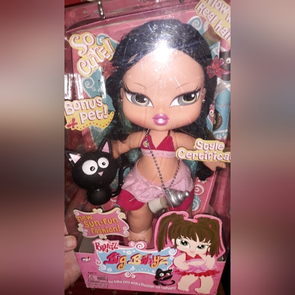 *SOLD* NEW BRATZ BIG BABYZ SUN TIME Jade WITH REAL HAIR 2007 Ultra RARE - Picture 4 of 9